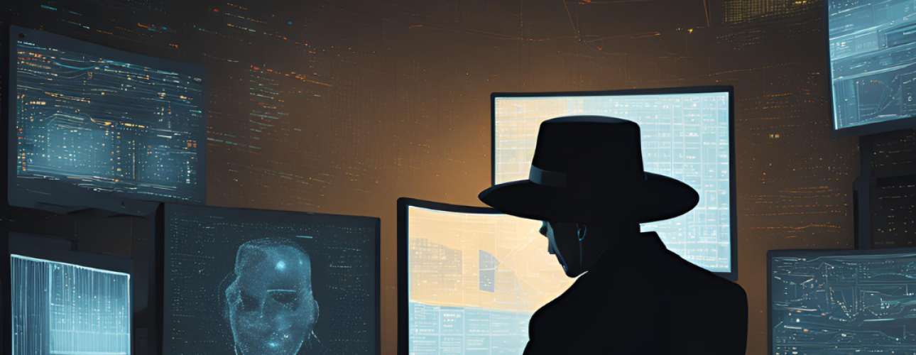 A man with a hat showing black hat SEO tactics.